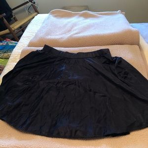 Curtain Call Costume Girls Black full Skirt
